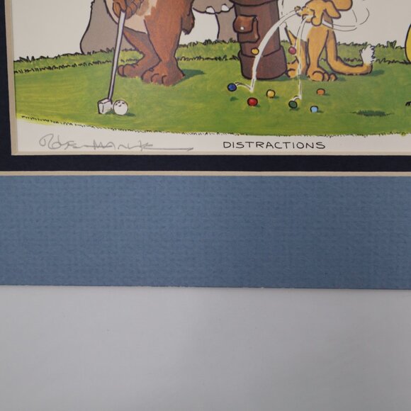 Robert Marble "Distractions" Golf Matted 8x10 Signed Print - Picture 2 of 6